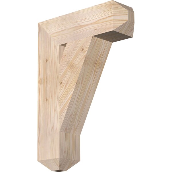 Ekena Millwork Traditional Craftsman Smooth Bracket, Douglas Fir, 5 1/2"W x 20"D x 28"H BKT06X20X28TRA04SDF - main